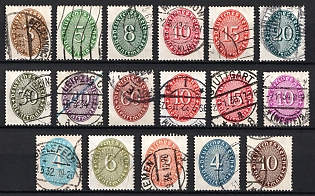 1927-33 Third Reich, Germany, Official Stamps