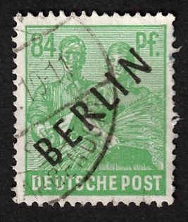 1948 84pf Berlin (West Germany), Signed