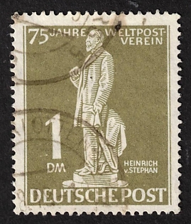 1949 1 M Berlin (West Germany), Signed