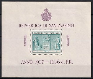 1937 5l Republic of San Marino