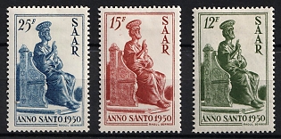 1950 Saar, Germany, Complete Set