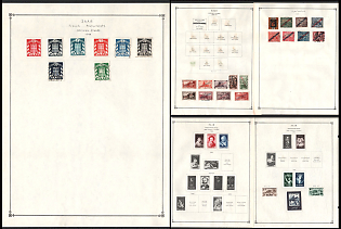 1922-1952 Saar, French Administration, French protectorate, Collection of Official and Semi-Postal Stamps