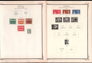 1918-37 Commonwealth of Dominica, British Colonies, Collection of Stamps