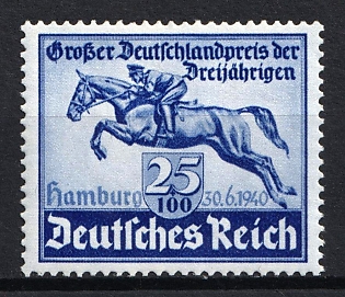 1940 25pf Third Reich, Germany, Complete Set