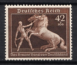 1939 42pf Third Reich, Germany, Complete Set