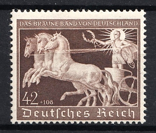 1940 42pf Third Reich, Germany, Complete Set