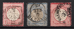 1872 German Empire, Small Breast Plates, Germany