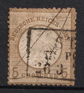 1872 5gr German Empire, Small Breast Plate, Germany