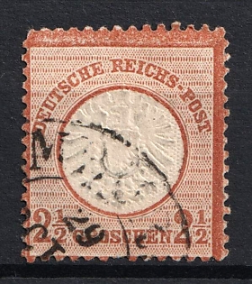 1872 2.5gr German Empire, Large Breast Plate, Germany