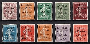 1924 Lebanon, French Colonies