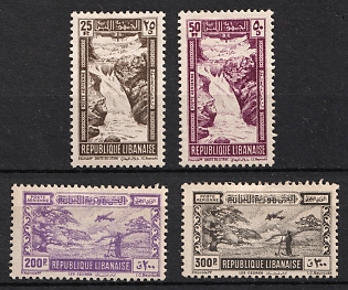1945 Lebanon, French Colonies, Airmail, Complete Set