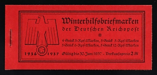 1936 Complete Booklet with stamps of Third Reich, Germany