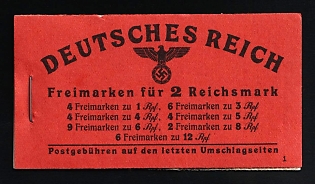 1941 Complete Booklet with stamps of Third Reich, Germany