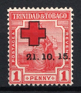 1915 1d Republic of Trinidad and Tobago, British Colonies