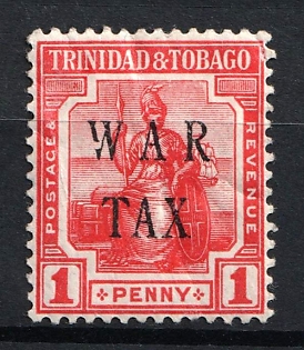 1917 1d Republic of Trinidad and Tobago, British Colonies