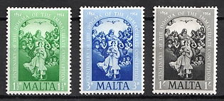 1954 Malta, British Colonies, Complete Set