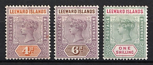 1890 Leeward Islands, British Colonies