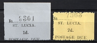 1930 Saint Lucia, British Colonies, Official Stamps