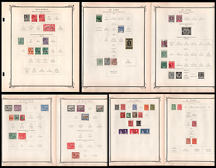 1902-35 Federation of Saint Christopher and Nevis, Saint Lucia, Montserrat, Saint Vincent and the Grenadines, British Colonies, Collection of Stamps