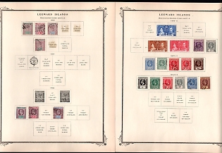 1890-1914 Leeward Islands, British Colonies, Collection of Stamps