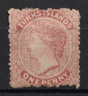 1873-79 1d Turks and Caicos Islands, British Colonies