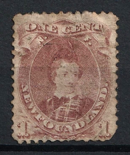 1868 1c Newfoundland, Canada, British Colonies
