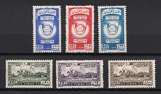 1947 Republic of Lebanon, Airmail, Complete Set