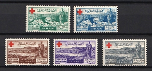 1947 Republic of Lebanon, Airmail, Complete Set