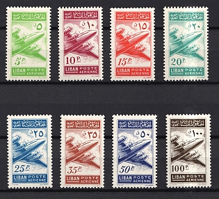 1953 Republic of Lebanon, Airmail, Complete Set