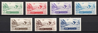 1955 Republic of Lebanon, Airmail, Complete Set