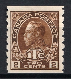 1916 2c+1c Dominion of Canada, British Colonies