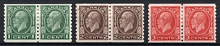 1933 Dominion of Canada, British Colonies, Complete Set, Pairs