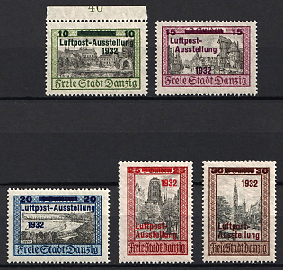 1932 Danzig Gdansk, Germany, Complete Set