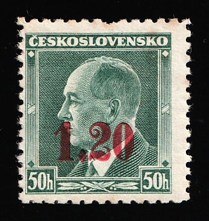1938 1.20kc on 50h Occupation of Asch, Sudetenland, Germany