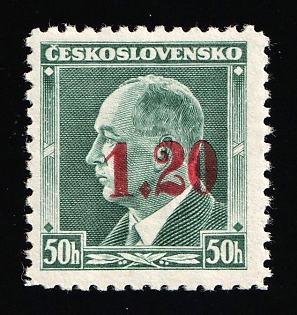 1938 1.20kc on 50h Occupation of Asch, Sudetenland, Germany