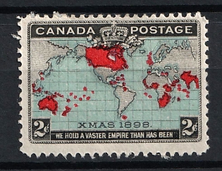 1898 2c Dominion of Canada, British Colonies