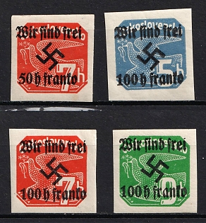 1938 Occupation of Rumburg, Sudetenland, Germany, Signed