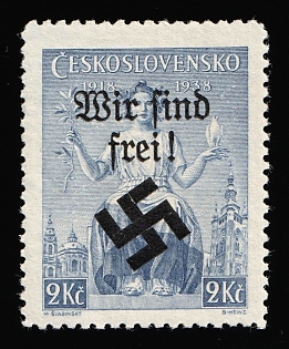 1939 2kc Moravia-Ostrava, Bohemia and Moravia, Germany Local Issue