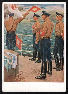 1939 'German, Earn the Sa Sports Badge! Report to Your Local Sa Offices', Army Military, Third Reich Nazi Propaganda Postcard