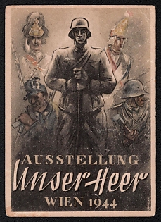1944 'Exhibition: Our Army – Vienna', Army Military, Third Reich Nazi Propaganda Postcard