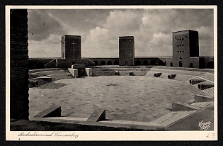1938 'The Tannenberg National Memorial', Nunemberg NSDAP Party Rallies, Third Reich Nazi Propaganda Postcard