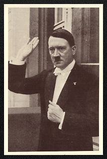 1933-1945 'Adolf Hitler', Hitler, Third Reich Nazi Propaganda Postcard