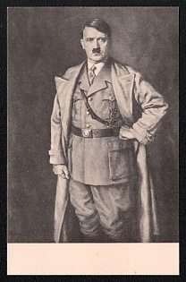 1933-1945 'Adolf Hitler', Hitler, Third Reich Nazi Propaganda Postcard