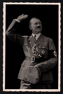 1938 'Adolf Hitler', Hitler, Third Reich Nazi Propaganda Postcard