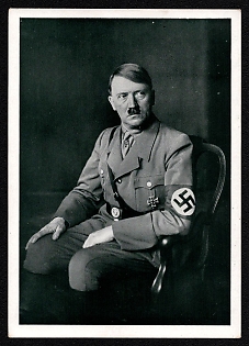 1938 'Adolf Hitler', Hitler, Third Reich Nazi Propaganda Postcard