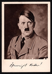 1939 'Adolf Hitler', Hitler, Third Reich Nazi Propaganda Postcard