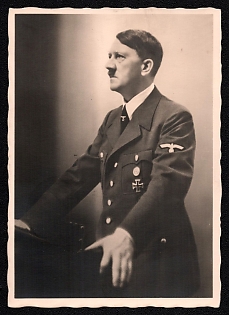1941 'Adolf Hitler', Hitler, Third Reich Nazi Propaganda Postcard