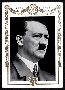1939 'Adolf Hitler', Hitler, Third Reich Nazi Propaganda Postcard