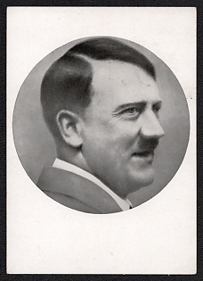 1944 'Our Fuhrer', Hitler, Third Reich Nazi Propaganda Postcard