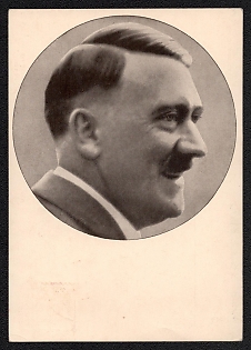 1939 '"People of the Era" No. 91: Fuhrer Adolf Hitler', Hitler, Third Reich Nazi Propaganda Postcard